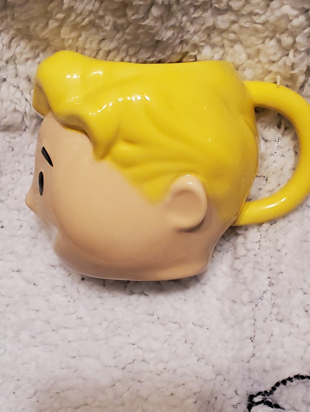 Fallout Vault Boy Head 3D Molded Ceramic Coffee Mug - Picture 4 of 9